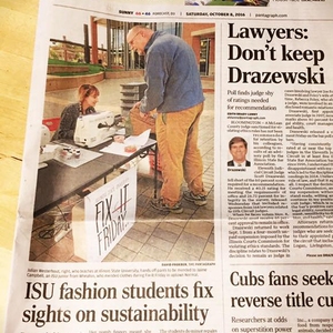 Fix It Friday on the front page of the Pantagraph (local newspaper)